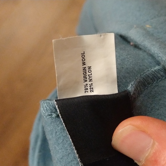 Blue Wool Gap Mini Skirt - Picture 4 of 5